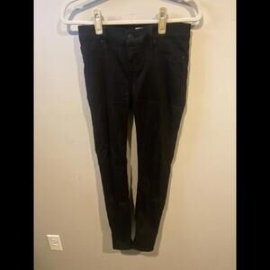 Hudson Krista Super Skinny Black Jeans- size 26, EUC
